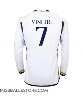 Günstige Real Madrid Vinicius Junior #7 Heimtrikot 2023-24 Langarm